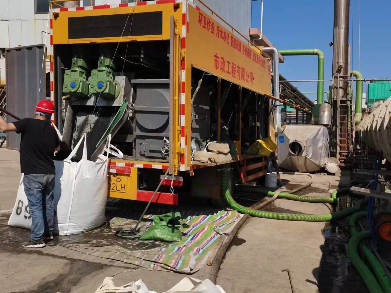 佳木斯淤泥压干处理